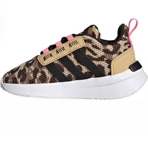 adidas Toddler Girls' Racer TR21 Leopard Shoes